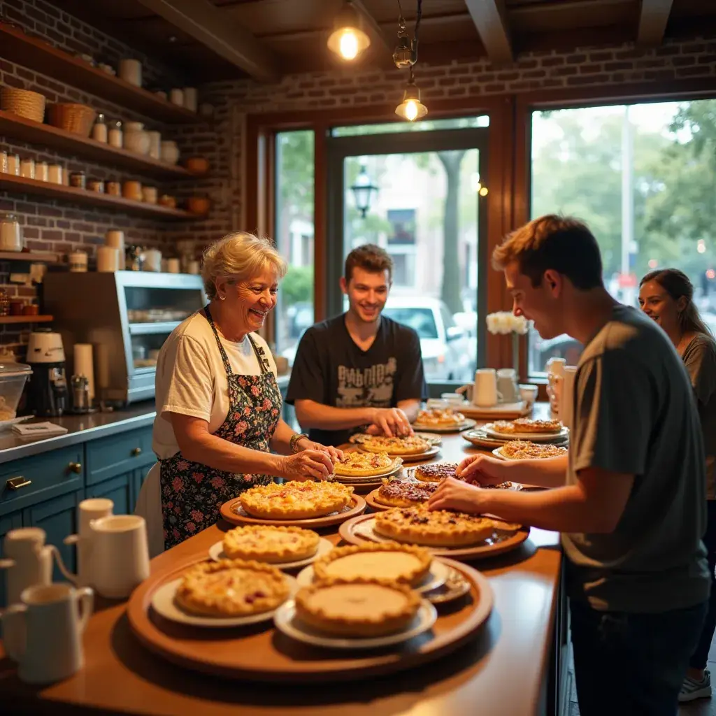 Красивая аллея с цветущими деревьями, ведущая к известному музею.