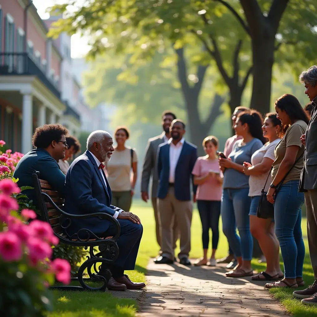 Архитектурные элементы колониального стиля на фасаде старого дома.