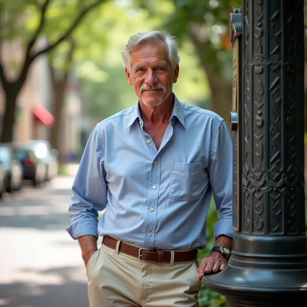 Памятник известному жителю Саваны в центре городской площади.